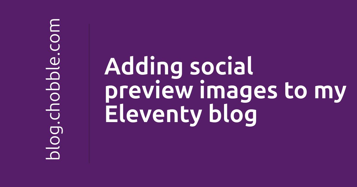 'Social media preview images' blog post preview image